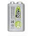 Batteria Singola Ricaricabile Nimah 9 V Transistor 200 Mah - Foto miniatura 2