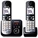 Cordless KX-TG6822GB nero - Foto miniatura 1