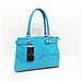 Borsa Donna Shopping Media Vernice 978 Celeste - Foto miniatura 1