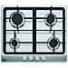 Piano Cottura Steel Line FHSL6044GAVXSC a Gas 4 Fuochi Gas Colore Acciaio Inox - Foto miniatura 1