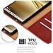 Custodia Compatibile Con Huawei Mate 8 In Rosso Vinaccia - Coperchio Protettiva Con Chiusura Magnetica, Funzione Stand E Tasca Per Le Carte - Foto miniatura 6