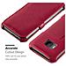 Custodia Compatibile Con Htc One M9 In Rosso Passione - Coperchio Protettivo Senza Chiusura Magnetica Con Funzione Stand E Supporto Per Gli Angoli - Foto miniatura 2