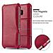 Custodia Compatibile Con Htc One M9 In Rosso Passione - Coperchio Protettivo Senza Chiusura Magnetica Con Funzione Stand E Supporto Per Gli Angoli - Foto miniatura 6