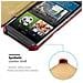 Custodia Compatibile Con Htc One M9 In Rosso Passione - Coperchio Protettivo Senza Chiusura Magnetica Con Funzione Stand E Supporto Per Gli Angoli - Foto miniatura 7
