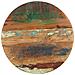 Tavolino Di Servizio 48x48x56 Cm In Legno Massello Di Recupero - Foto miniatura 3