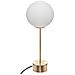Lampada Da Tavolo Dritta In Metallo - E14 - 40 W - H. 43 Cm - Oro - Foto miniatura 5