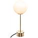 Lampada Da Tavolo Dritta In Metallo - E14 - 40 W - H. 43 Cm - Oro - Foto miniatura 1