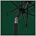 Ombrellone con Luci a LED e Palo Alluminio 300 cm Verde - Foto miniatura 3
