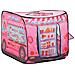 Tenda Da Gioco Per Bambini Rosa Con 250 Palline 70x112x70 Cm - Foto miniatura 3