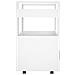Carrello Da Cucina Bianco 60x45x80 Cm In Legno Multistrato - Foto miniatura 10