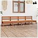 Set Divani Da Giardino 4 Pz Miele In Legno Massello Di Pino - Foto miniatura 1