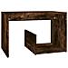 Tavolino Rovere Fumo 59x36x38 Cm In Legno Multistrato - Foto miniatura 2