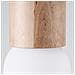 Lampada A Soffitto Boomo 12 Sl. 1191 - Moderno Lampade Da Soffitto Legno Naturale 23x12x12 Cm - Foto miniatura 4