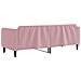 Letto Da Giorno Rosa 80x200 Cm In Velluto - Foto miniatura 4