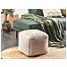 Pouf Daman Cotone Beige Chiaro - Foto miniatura 1