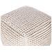 Pouf Daman Cotone Beige Chiaro - Foto miniatura 4
