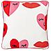 Set Di 2 Cuscini Periwinkle Cotone 45 X 45 Cm Bianco Trama A Cuore - Foto miniatura 2