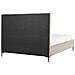 Letto Matrimoniale Con Contenitore Velluto Tortora 180 X 200 Cm Sezanne - Foto miniatura 4