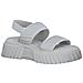 Beige Casual Open Sandals Sandali Sintetico E Tessile Scarpe Donna Beige Eu 39, 5-28705-20 400 - Foto miniatura 2