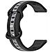 Cinturino Per Orologio Bicolore Black+grey 20 Mm - Foto miniatura 1