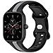 Cinturino Per Orologio Bicolore Black+grey 20 Mm - Foto miniatura 2