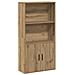 Libreria Rovere Artigianale 60x24x120 Cm In Truciolato - Foto miniatura 2