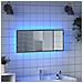 Specchio Da Bagno Con Led Grigio Sonoma 100x8,5x37cm Truciolato - Foto miniatura 1