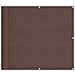 Paravento Da Balcone Marrone 90x800 Cm 100% Poliestere Oxford - Foto miniatura 2