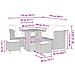 Set Divano da Giardino 8 Pezzi con Cuscini Grigio Polyrattan Acacia, Set da Pranzo da Giardino 3 Pezzi con Cuscini Grigio Polyrattan Acacia - Foto miniatura 9