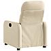 Poltrona Elettrica Reclinabile Crema in Tessuto - Foto miniatura 4