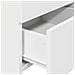 Comodini 2 pz con 2 cassetti bianchi 40x36,5x62 cm - Foto miniatura 9