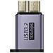 Adattatore Usb-c Femmina Verso Micro-b 3.2 Superspeed Maschio 10gbps, Grigio - Foto miniatura 9
