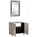 Set di mobili per il bagno 2 pcs Grigio 62 x 33 x 58 cm - Foto miniatura 2