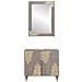 Set di mobili per il bagno 2 pcs Grigio 62 x 33 x 58 cm - Foto miniatura 5
