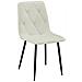 Sedia imbottita TYRA - Elegante beige per soggiorno x3 - Foto miniatura 2