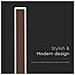 Lampada LED da Muro - Corten - 85x54x625mm, colore Corten - Foto miniatura 2