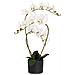 Pianta di Orchidea Artificiale con Vaso Bianco 45 x 15 x 65 cm - Foto miniatura 1