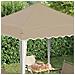 Tenda per feste a pop-up 195 x 195 x 245 cm Crema - Foto miniatura 4