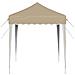 Tenda per feste a pop-up 195 x 195 x 245 cm Crema - Foto miniatura 6
