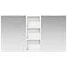 Set di Armadi da Bagno con lo scaffale 3 pcs 130 x 14,5 x 70 cm - Foto miniatura 6