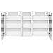Set di Armadi da Bagno con lo scaffale 3 pcs 130 x 14,5 x 70 cm - Foto miniatura 7