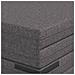 Divano Letto Pieghevole 140 x 67 x 45 cm Grigio Chiaro - Foto miniatura 7