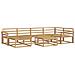 Set di divani da esterno 7 pcs Bianco Legno di Acacia Massello - Foto miniatura 1