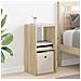 Comodino con cassetto 2 pcs Rovere Sonoma 30,5 x 27 x 59,5 cm - Foto miniatura 4