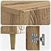 Mobile per scarpe DELFT 59,5 x 39,5 x 90 cm Rovere Artigianale - Foto miniatura 7
