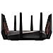 Router Wireless Rapture GT-AX11000 Banda Tripla (2.4 GHz / 5 GHz / 5 GHz) Gigabit Ethernet Nero - Foto miniatura 2