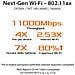 Router Wireless Rapture GT-AX11000 Banda Tripla (2.4 GHz / 5 GHz / 5 GHz) Gigabit Ethernet Nero - Foto miniatura 6