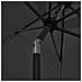 Ombrellone con Luci a LED e Palo in Alluminio 300 cm Antracite - Foto miniatura 2