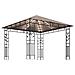 Gazebo con Zanzariera Luci LED 3x3x2,73 m Grigio Talpa - Foto miniatura 2