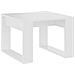 Tavolino Bianco 50x30x50 cm in Legno Multistrato - Foto miniatura 2
